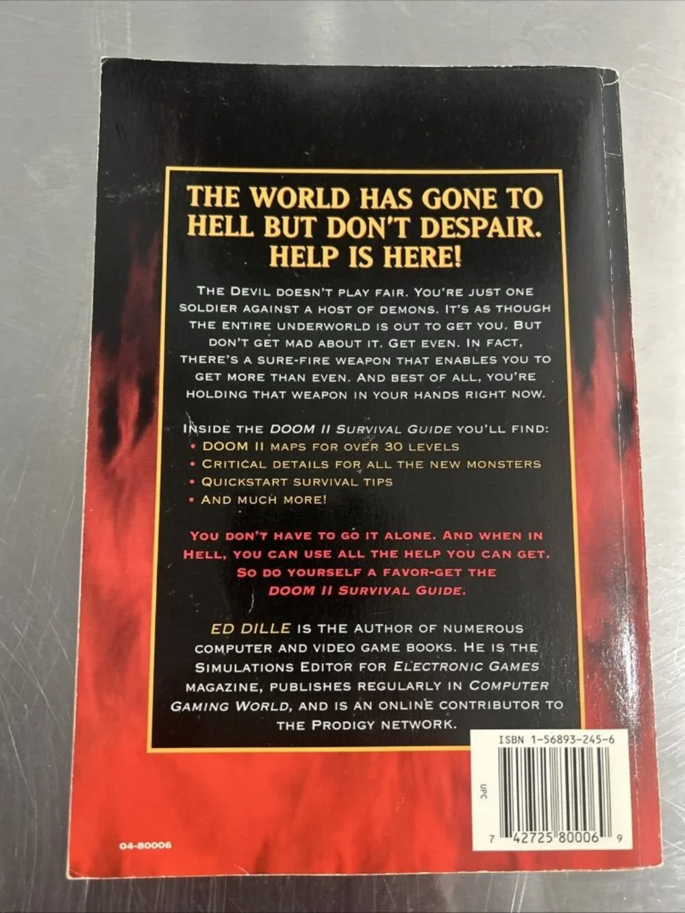 Doom II 2 Official Game Strategy + The Depths of Doom Trilogy Instruction Manual